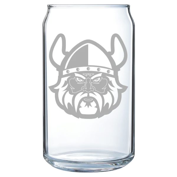 Cleveland State University Polar Camel 16 oz. Can Glass
