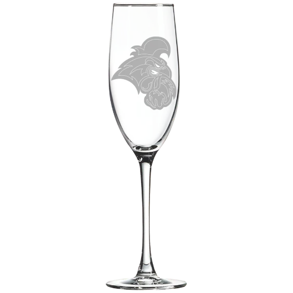 Coastal Carolina University Polar Camel 8 oz. Champagne Flute