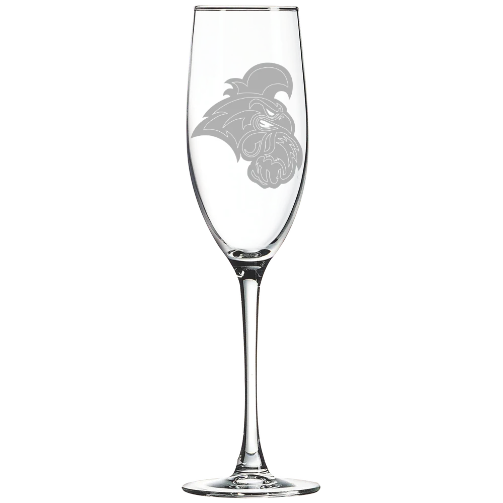 Coastal Carolina University Polar Camel 8 oz. Champagne Flute