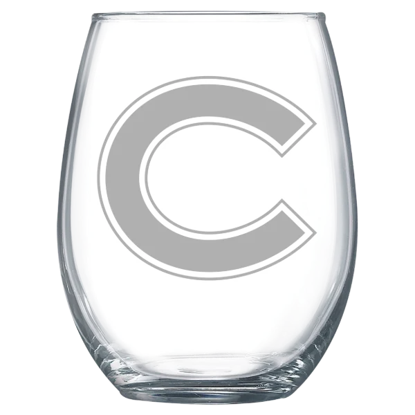 Colgate University Polar Camel 15 oz. Stemless Wine Glass