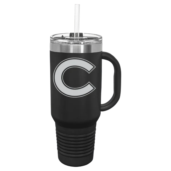 Colgate University Polar Camel 40 oz. Travel Mug with Snap Lid & Straw