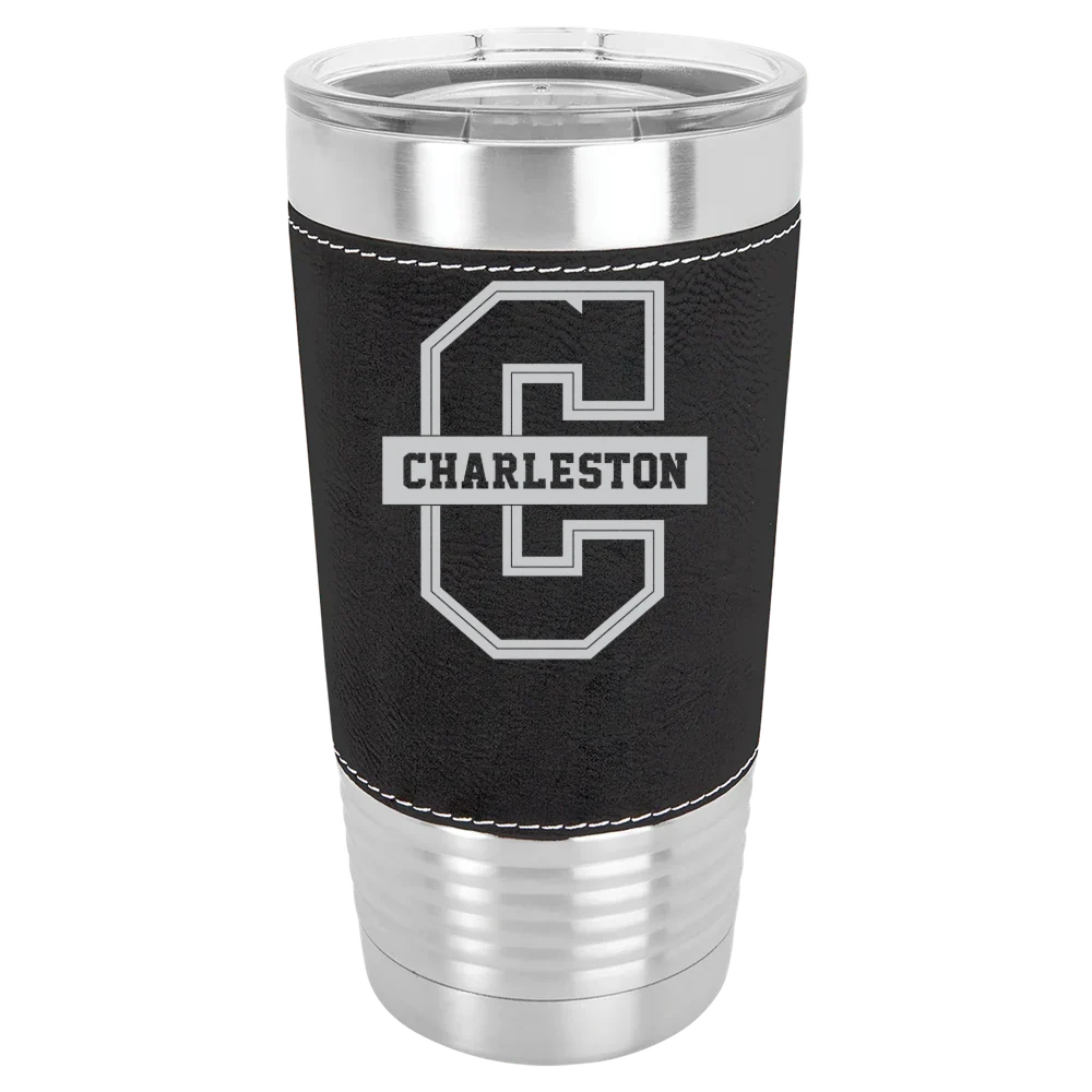 College of Charleston (South Carolina) Polar Camel 20 oz. Leatherette Grip Tumbler with Standard Lid