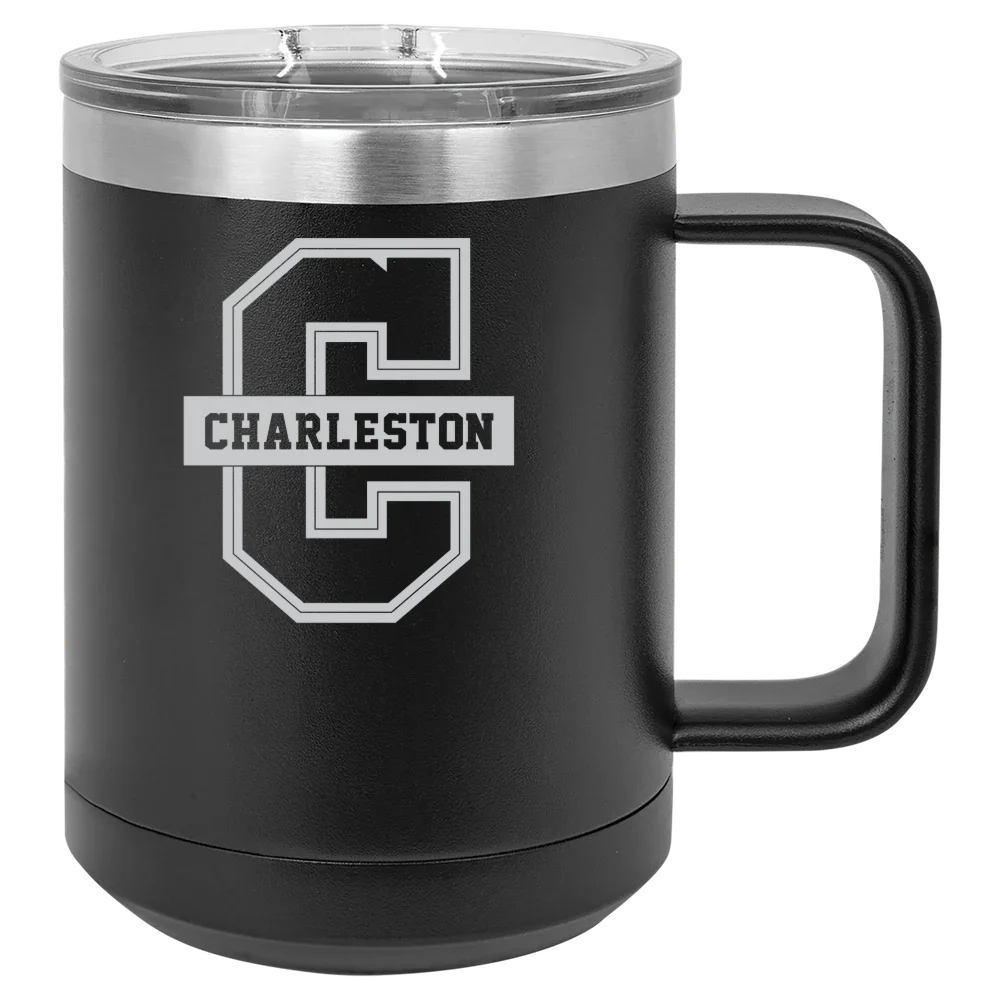 College of Charleston (South Carolina) Polar Camel 15 oz. Mug with Slider Lid