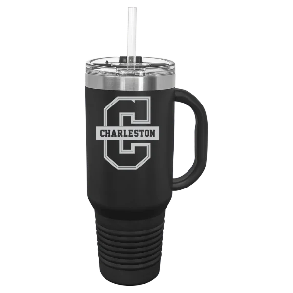 College of Charleston (South Carolina) Polar Camel 40 oz. Travel Mug with Snap Lid & Straw
