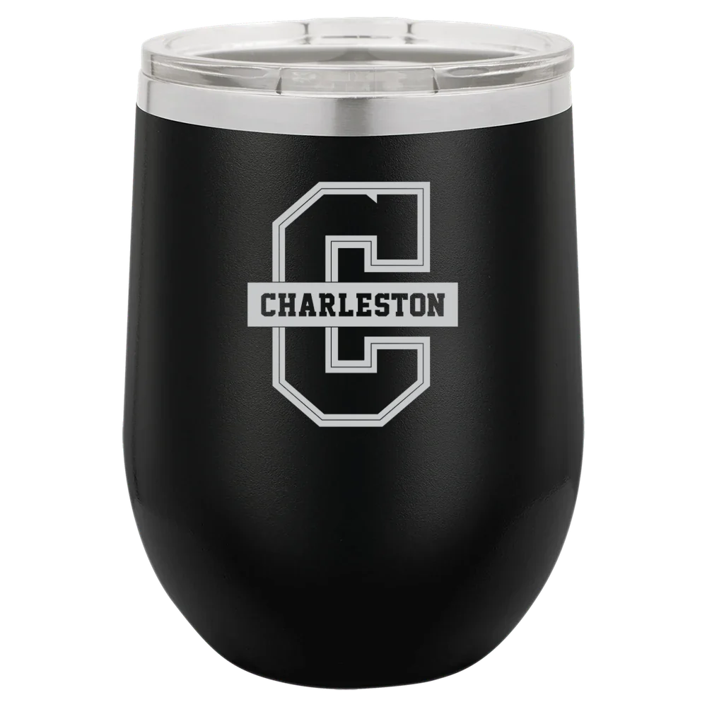 College of Charleston (South Carolina) Polar Camel 12 oz. Stemless Wine Tumbler