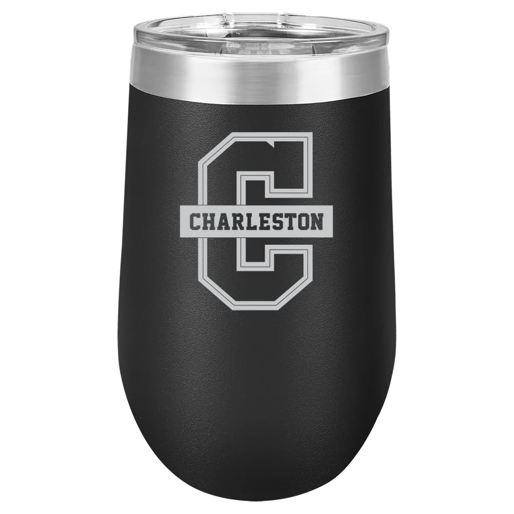 College of Charleston (South Carolina) Polar Camel 16 oz. Stemless Wine Tumbler
