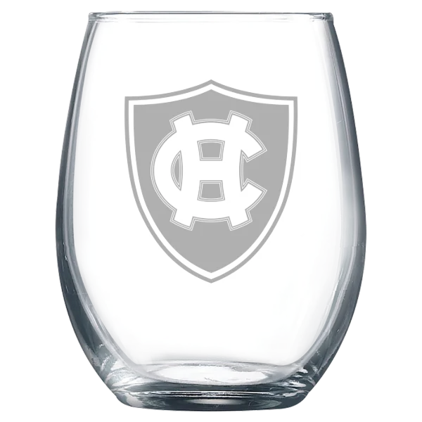 College of the Holy Cross Polar Camel 9 oz. Stemless Wine Glass