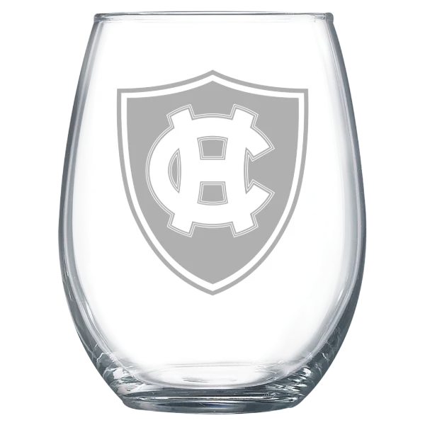 College of the Holy Cross Polar Camel 15 oz. Stemless Wine Glass