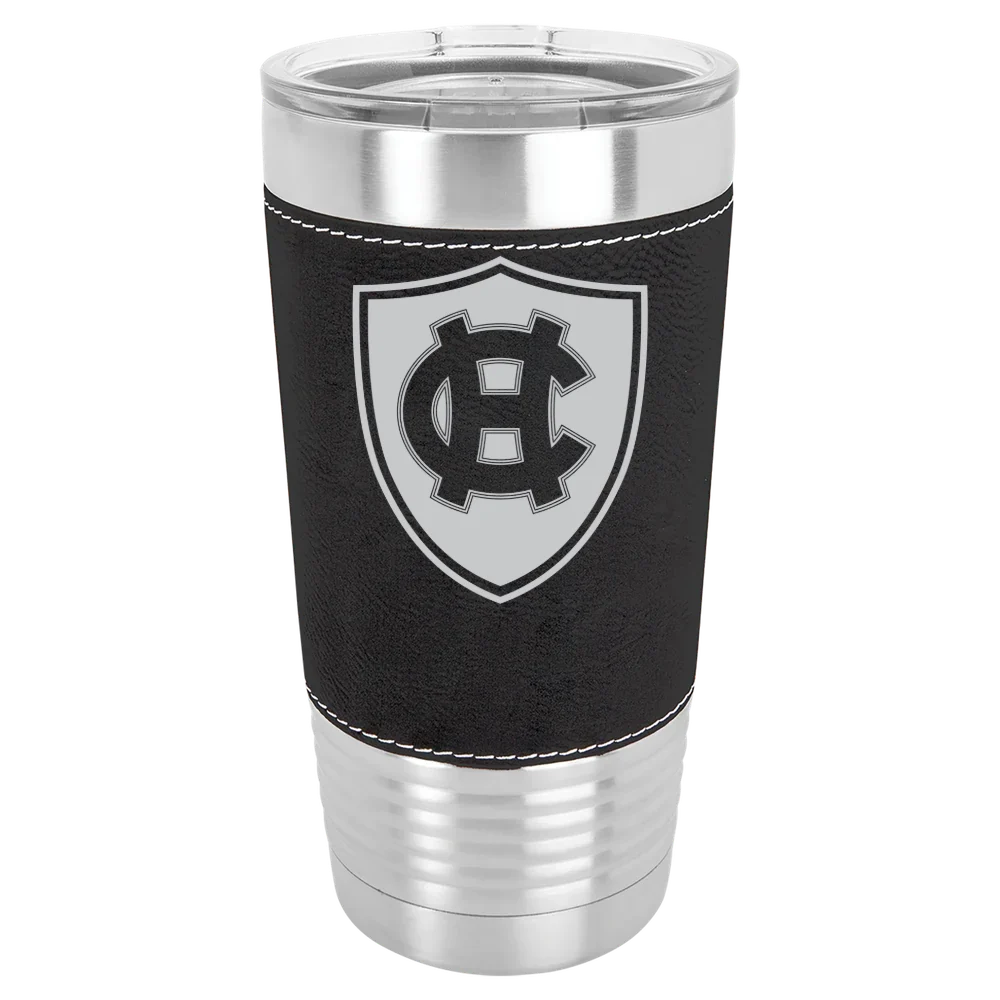 College of the Holy Cross Polar Camel 20 oz. Leatherette Grip Tumbler with Standard Lid