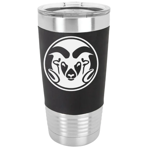 Colorado State University Polar Camel 20 oz. Silicone Grip Tumbler with Standard Lid