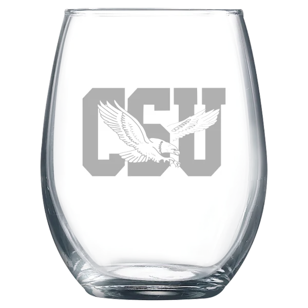 Coppin State University Polar Camel 9 oz. Stemless Wine Glass