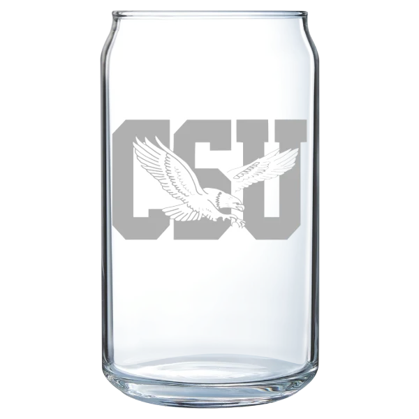 Coppin State University Polar Camel 16 oz. Can Glass
