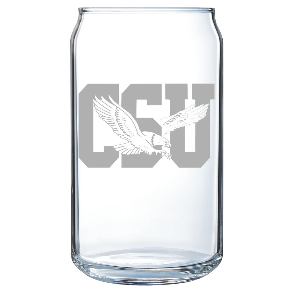 Coppin State University Polar Camel 16 oz. Can Glass