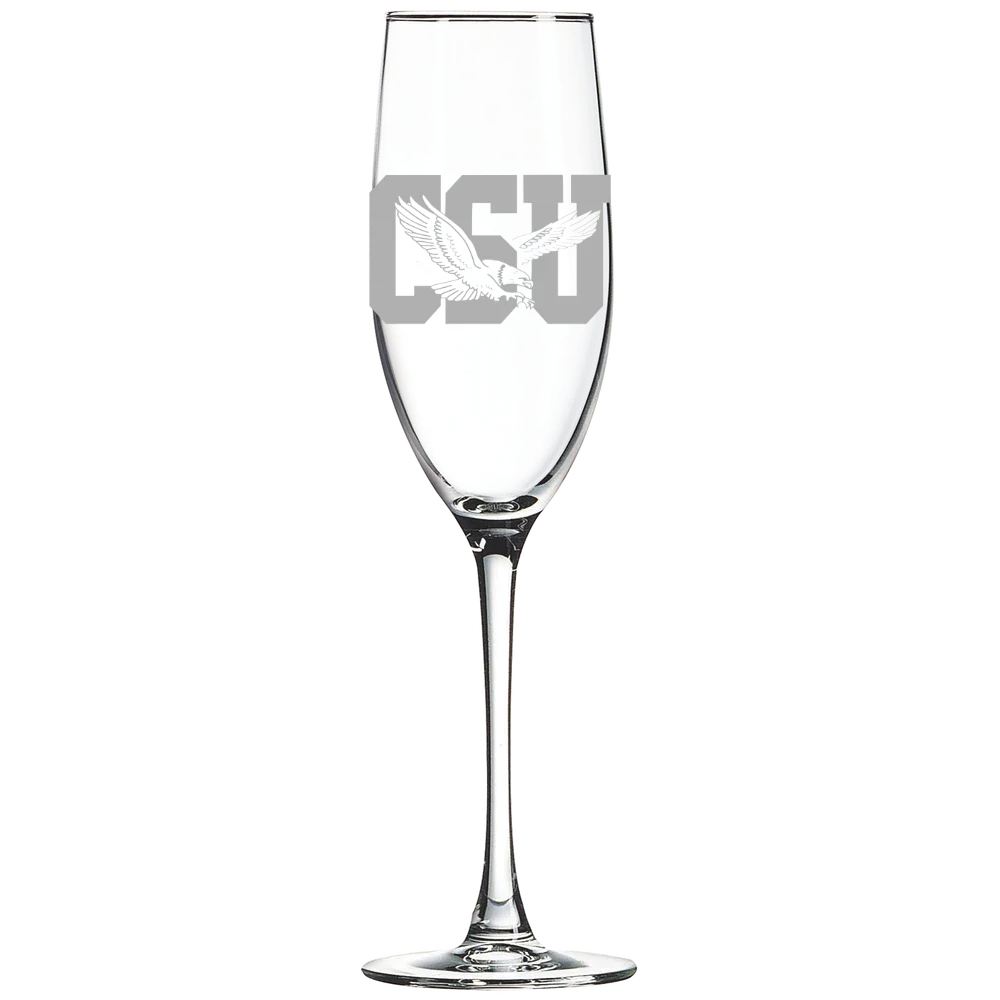 Coppin State University Polar Camel 8 oz. Champagne Flute