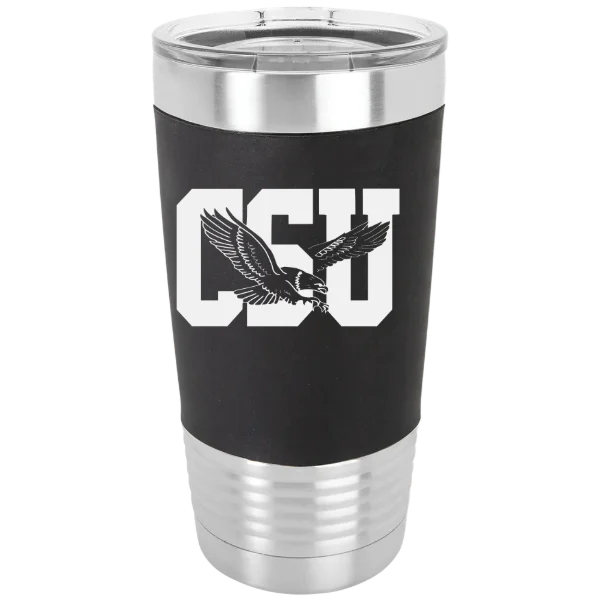 Coppin State University Polar Camel 20 oz. Silicone Grip Tumbler with Standard Lid