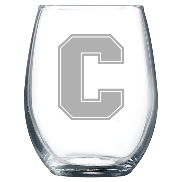 Cornell University Polar Camel 9 oz. Stemless Wine Glass