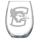 Creighton University Polar Camel 15 oz. Stemless Wine Glass