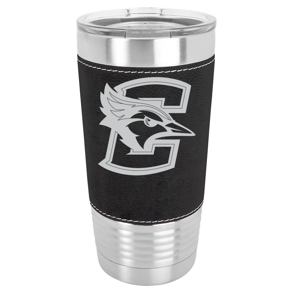 Creighton University Polar Camel 20 oz. Leatherette Grip Tumbler with Standard Lid