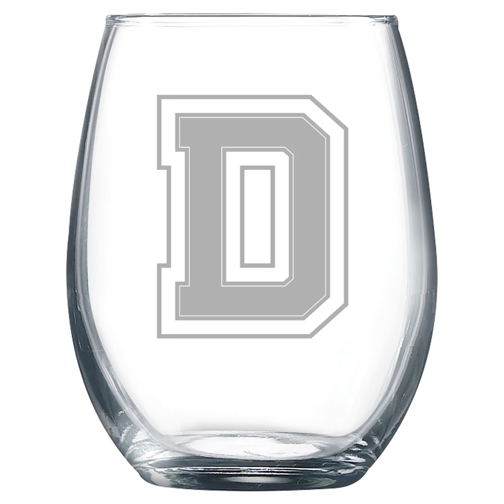 Dartmouth College Polar Camel 9 oz. Stemless Wine Glass