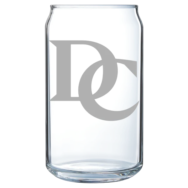 Davidson College Polar Camel 16 oz. Can Glass