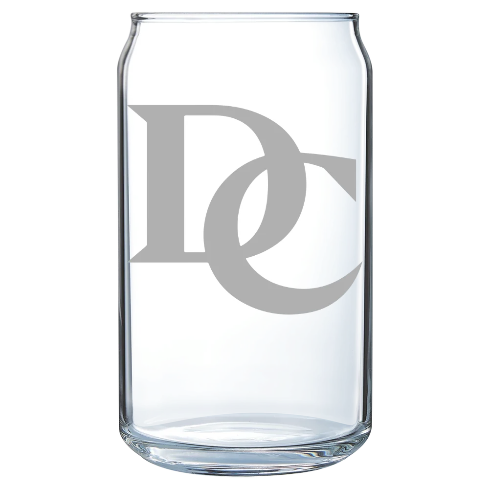 Davidson College Polar Camel 16 oz. Can Glass