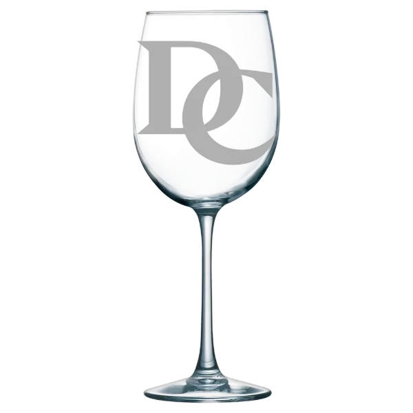 Davidson College Polar Camel 19 oz. Wine Glass