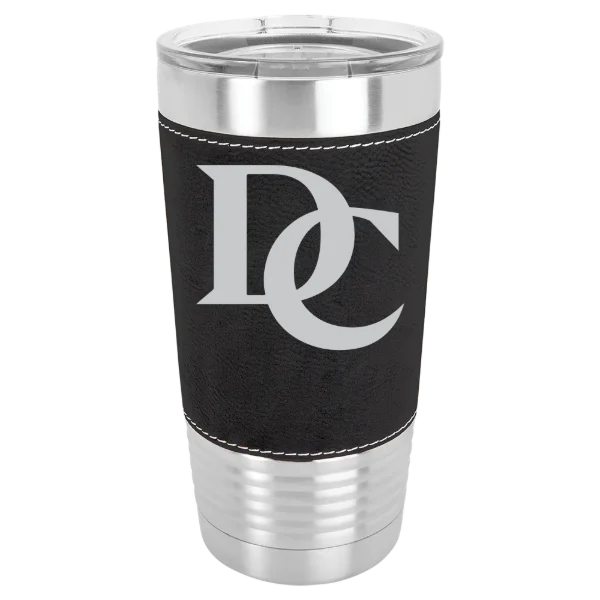 Davidson College Polar Camel 20 oz. Leatherette Grip Tumbler with Standard Lid
