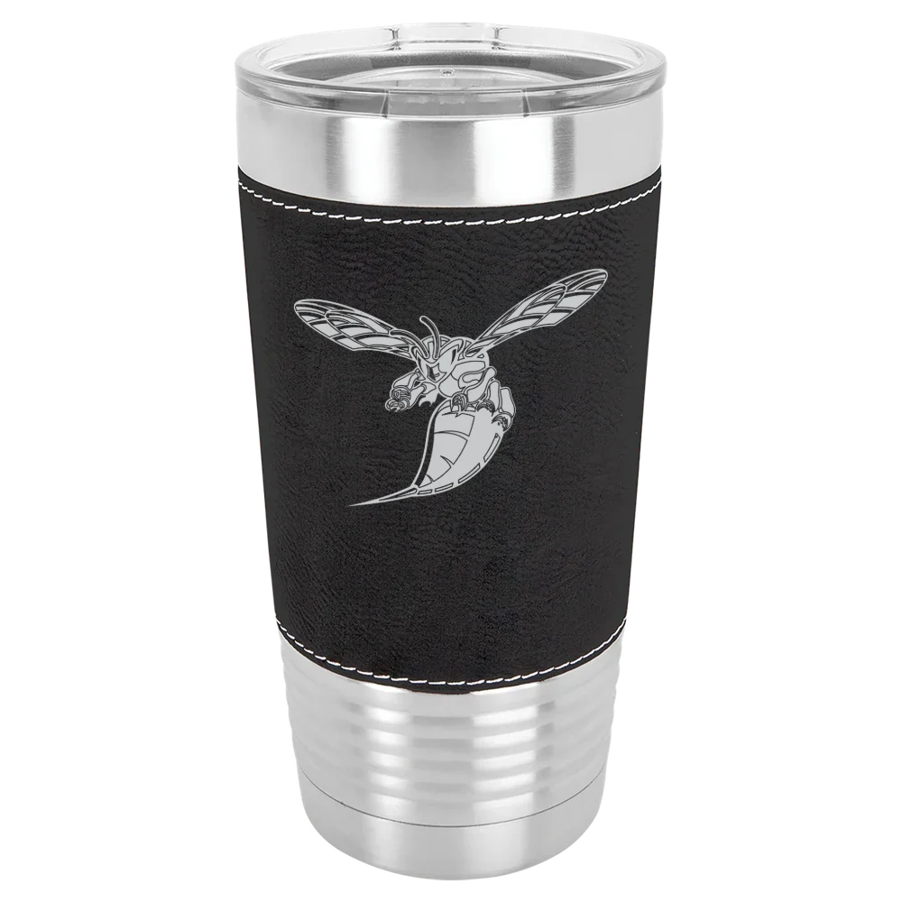Delaware State University Polar Camel 20 oz. Leatherette Grip Tumbler with Standard Lid