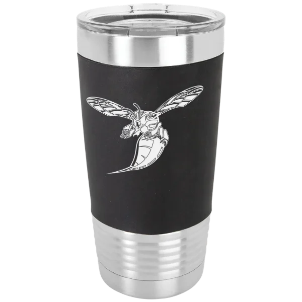 Delaware State University Polar Camel 20 oz. Silicone Grip Tumbler with Standard Lid