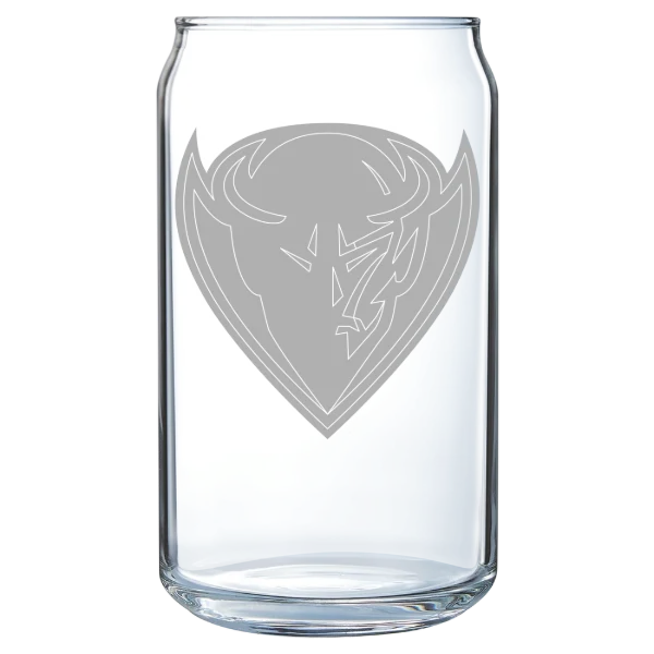 DePaul University Polar Camel 16 oz. Can Glass
