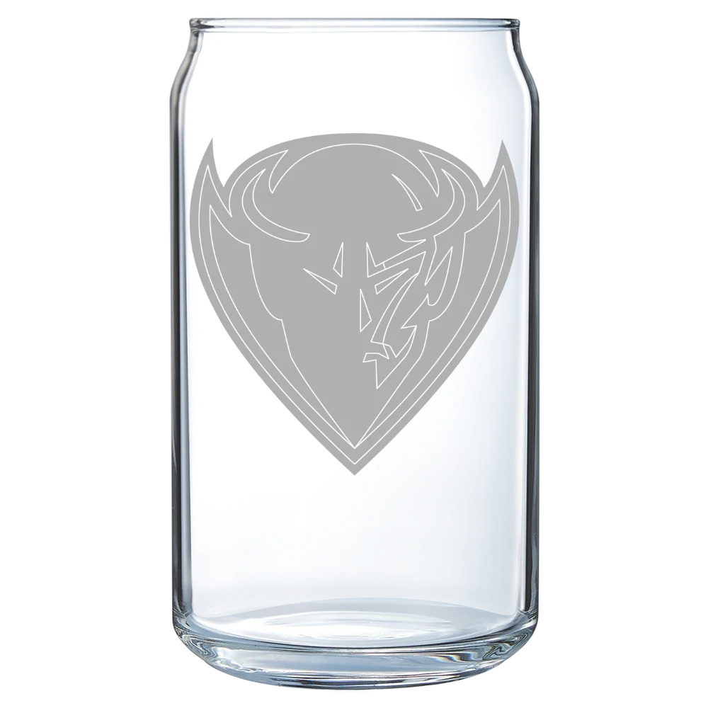 DePaul University Polar Camel 16 oz. Can Glass