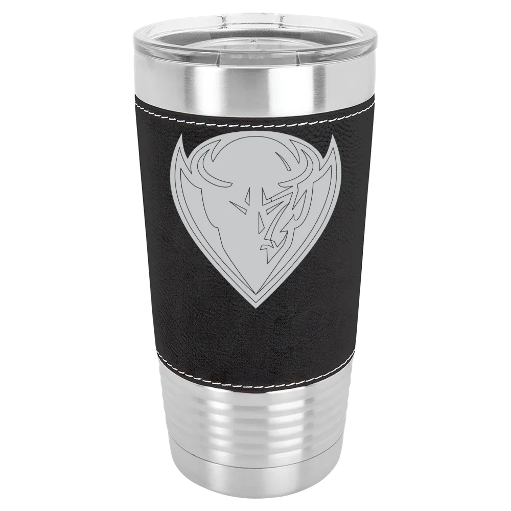 DePaul University Polar Camel 20 oz. Leatherette Grip Tumbler with Standard Lid