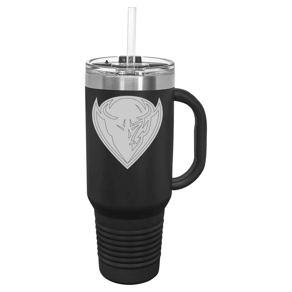DePaul University Polar Camel 40 oz. Travel Mug with Snap Lid & Straw