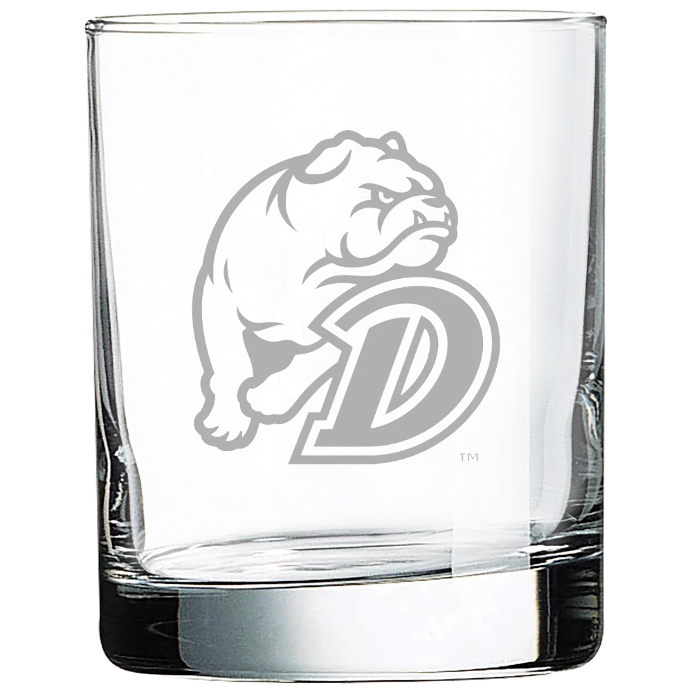 Drake University Polar Camel 10 1/2 oz. On The Rocks Glass