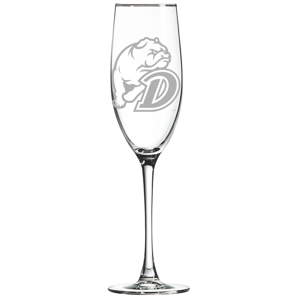 Drake University Polar Camel 8 oz. Champagne Flute