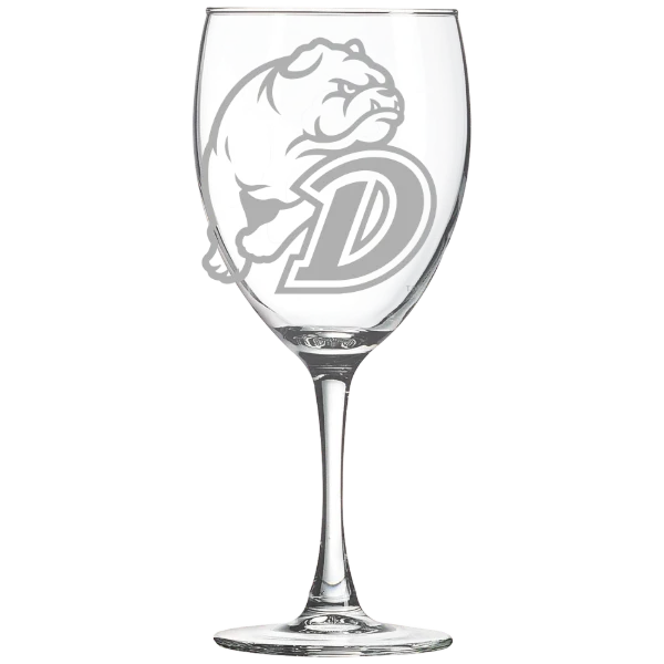 Drake University Polar Camel 10 1/2 oz. Wine Glass