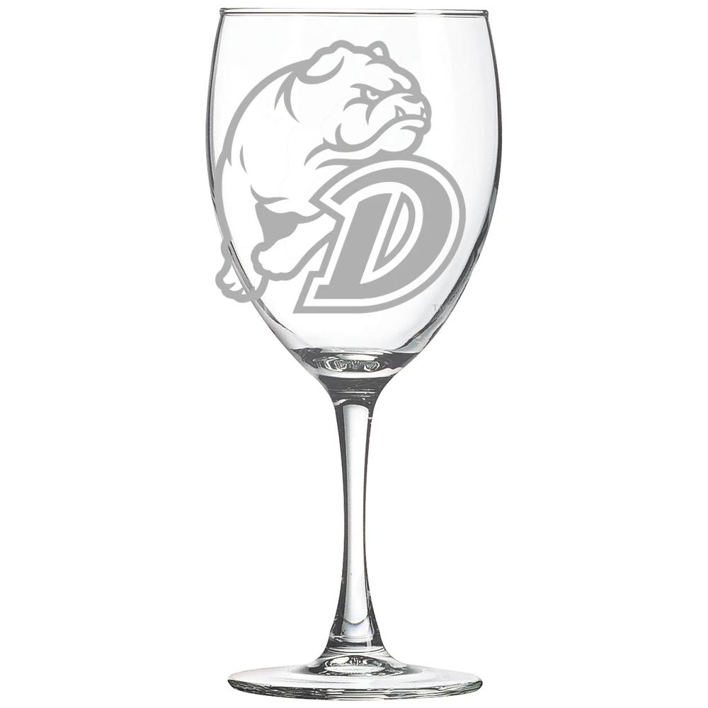 Drake University Polar Camel 10 1/2 oz. Wine Glass