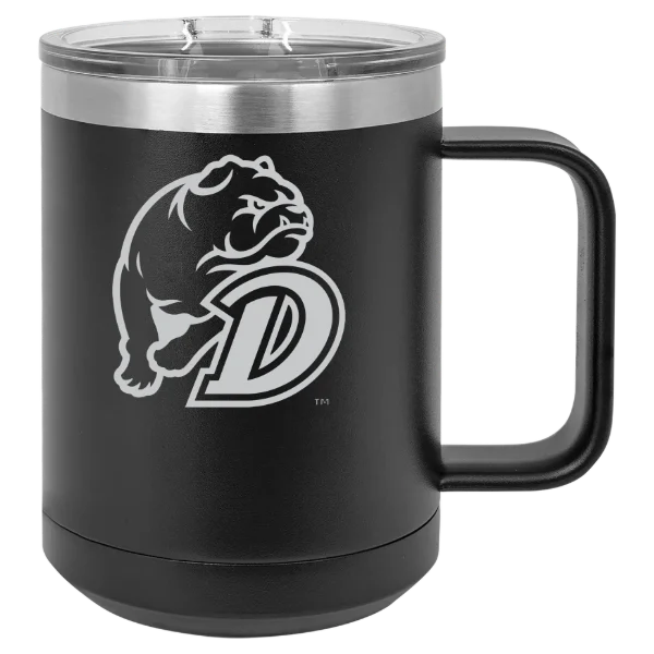 Drake University Polar Camel 15 oz. Mug with Slider Lid