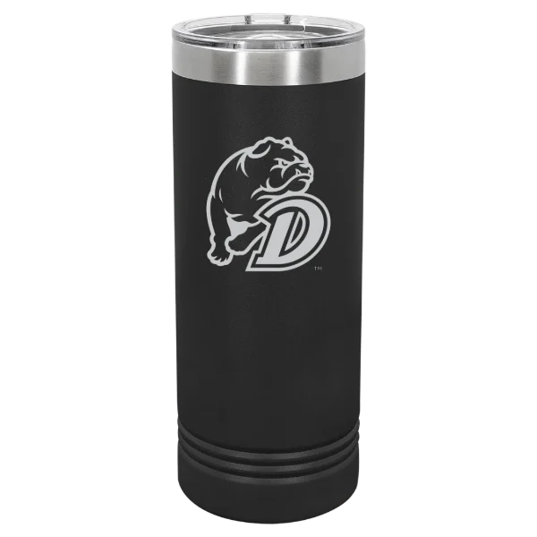 Drake University Polar Camel 22 oz. Skinny Tumbler with Slider Lid