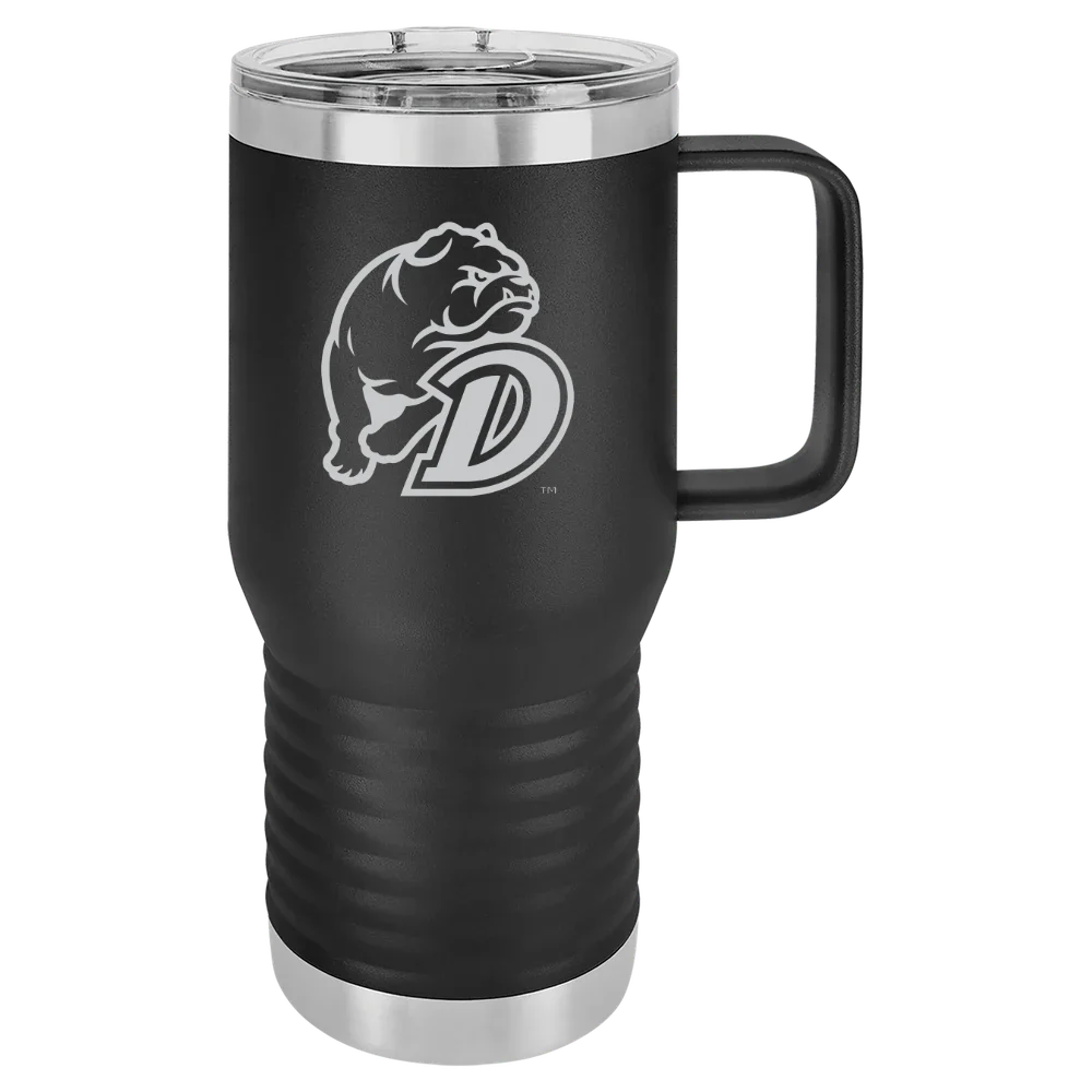 Drake University Polar Camel 20 oz. Travel Mug with Slider Lid