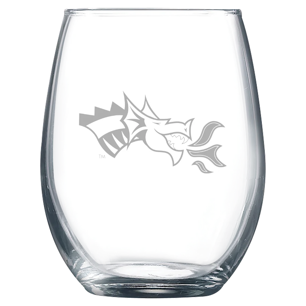 Drexel University Polar Camel 9 oz. Stemless Wine Glass
