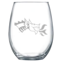 Drexel University Polar Camel 15 oz. Stemless Wine Glass