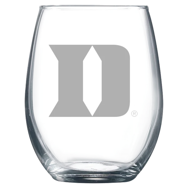 Duke University Polar Camel 9 oz. Stemless Wine Glass