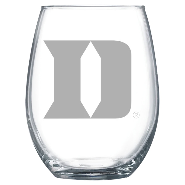 Duke University Polar Camel 15 oz. Stemless Wine Glass