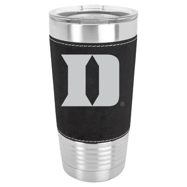 Duke University Polar Camel 20 oz. Leatherette Grip Tumbler with Standard Lid