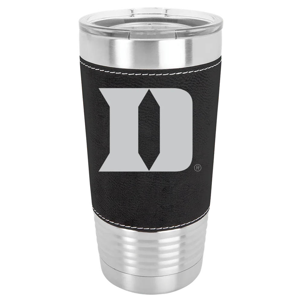 Duke University Polar Camel 20 oz. Leatherette Grip Tumbler with Standard Lid