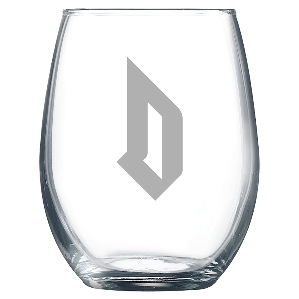 Duquesne University Polar Camel 9 oz. Stemless Wine Glass