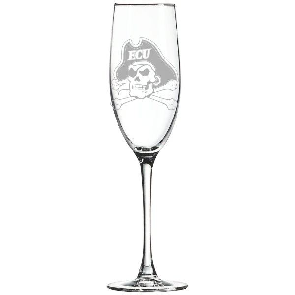 East Carolina University Polar Camel 8 oz. Champagne Flute