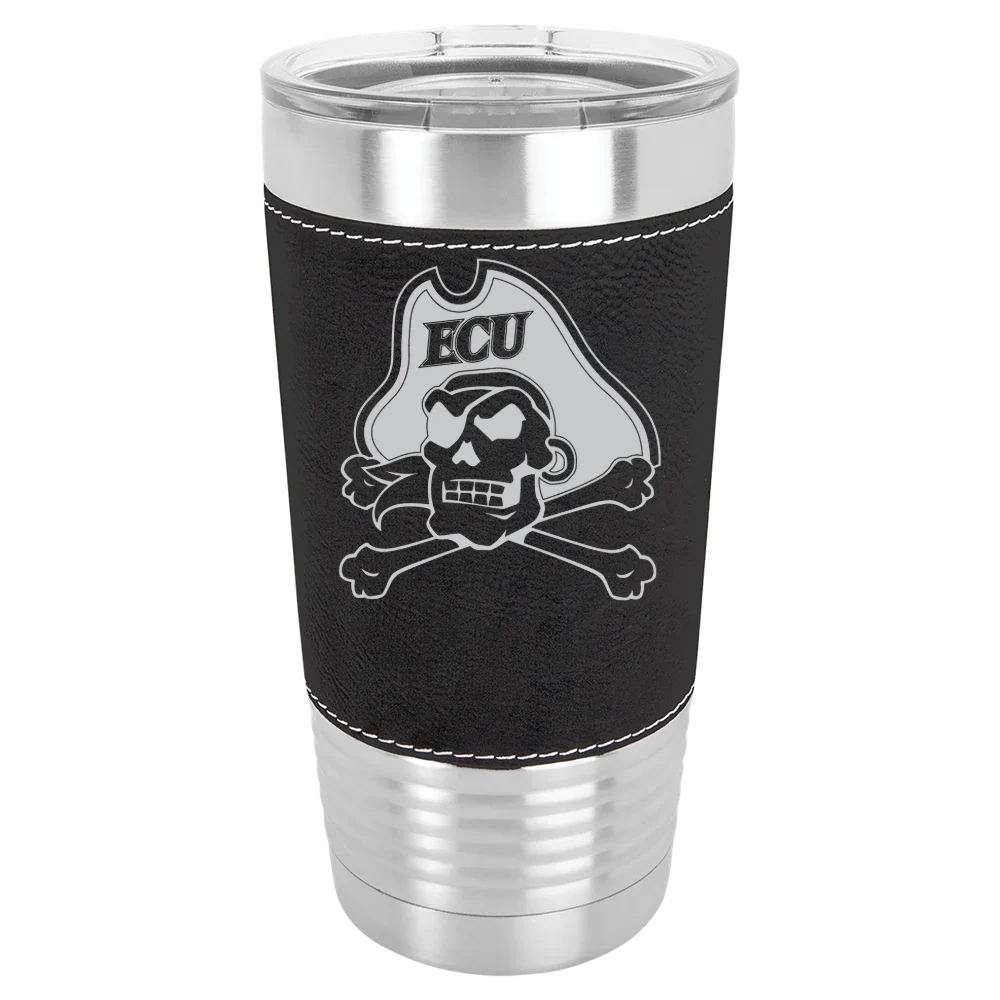 East Carolina University Polar Camel 20 oz. Leatherette Grip Tumbler with Standard Lid