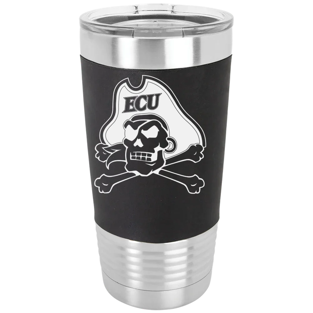 East Carolina University Polar Camel 20 oz. Silicone Grip Tumbler with Standard Lid